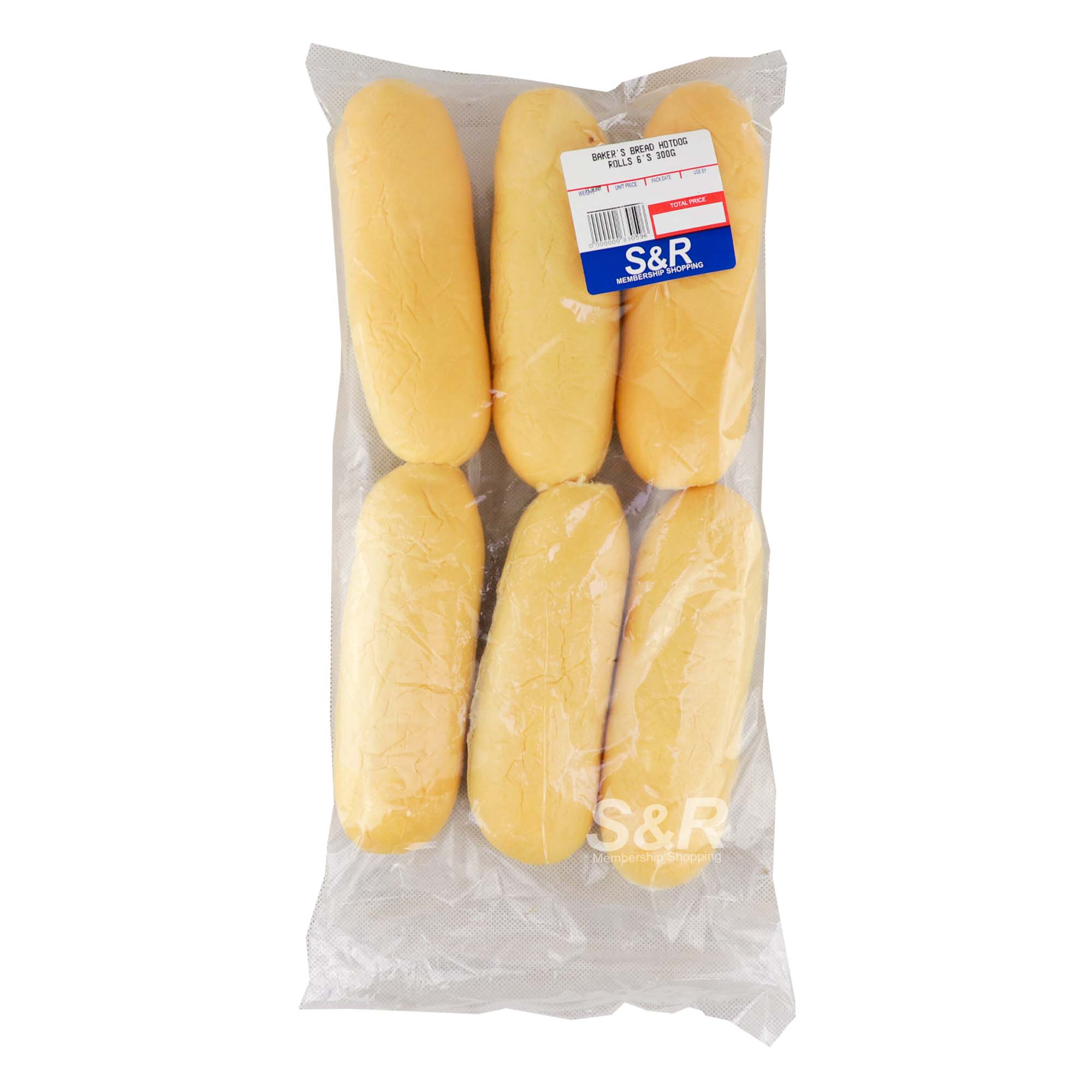 Baker’s Bread Hotdog Rolls 6pcs